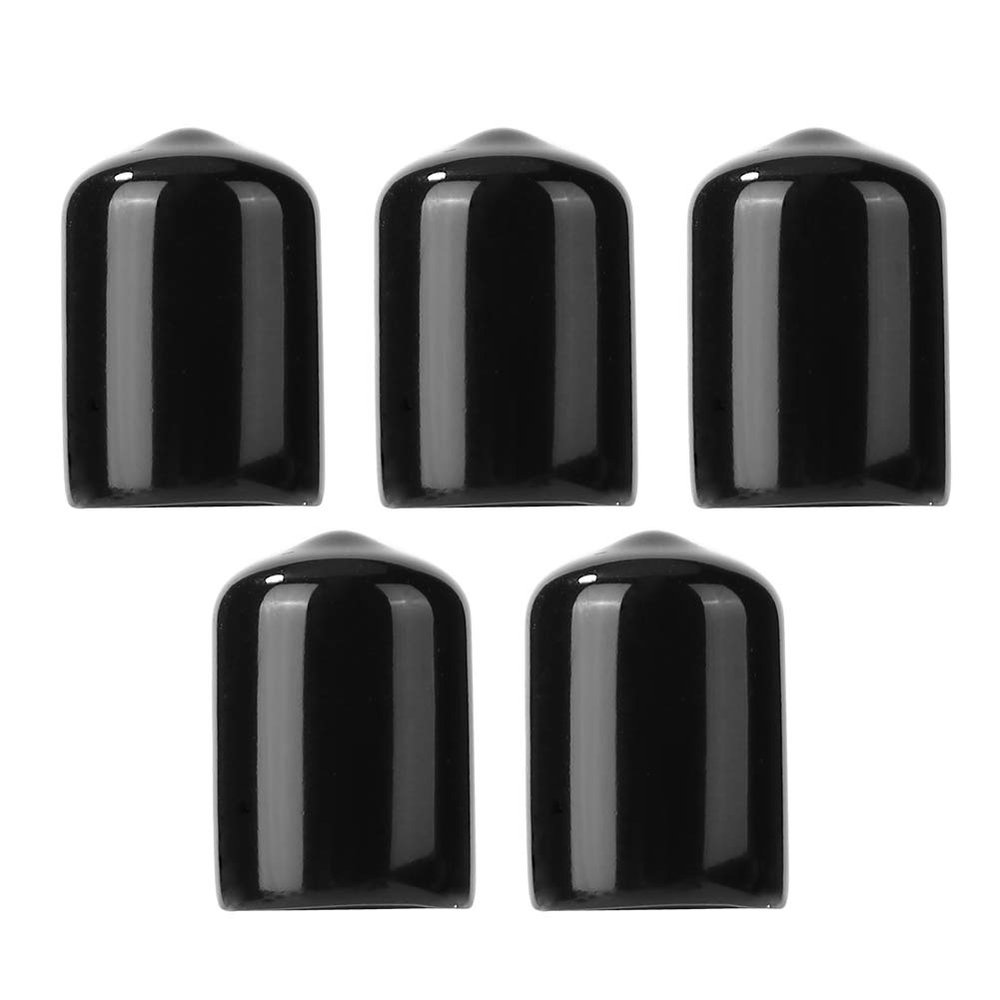 Alloet 5pcs Plastic Pool Cue Tip Protector Club Pub Snooker Accessories (12mm)