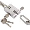 Aexit Cycling Bike Bike Locks Bicycle Security Chain Lock Padlock 90cm Length U-Locks w Keys view 2