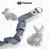 Tumaz Yoga Strap/Stretch Bands [15+ Colors, 6/8/10 Feet Options] with Extra Safe Adjustable D-Ring Buckle, Durable and Comfy Delicate Texture - Best for Daily Stretching, Physical Therapy, Fitness view 2