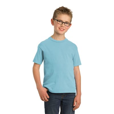Port & Company Youth Beach Wash Garment-Dyed Tee S Mist
