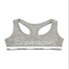 Calvin Klein Kids Girls' Modern Cotton Racerback Bralette, Heather Grey, Large view 2
