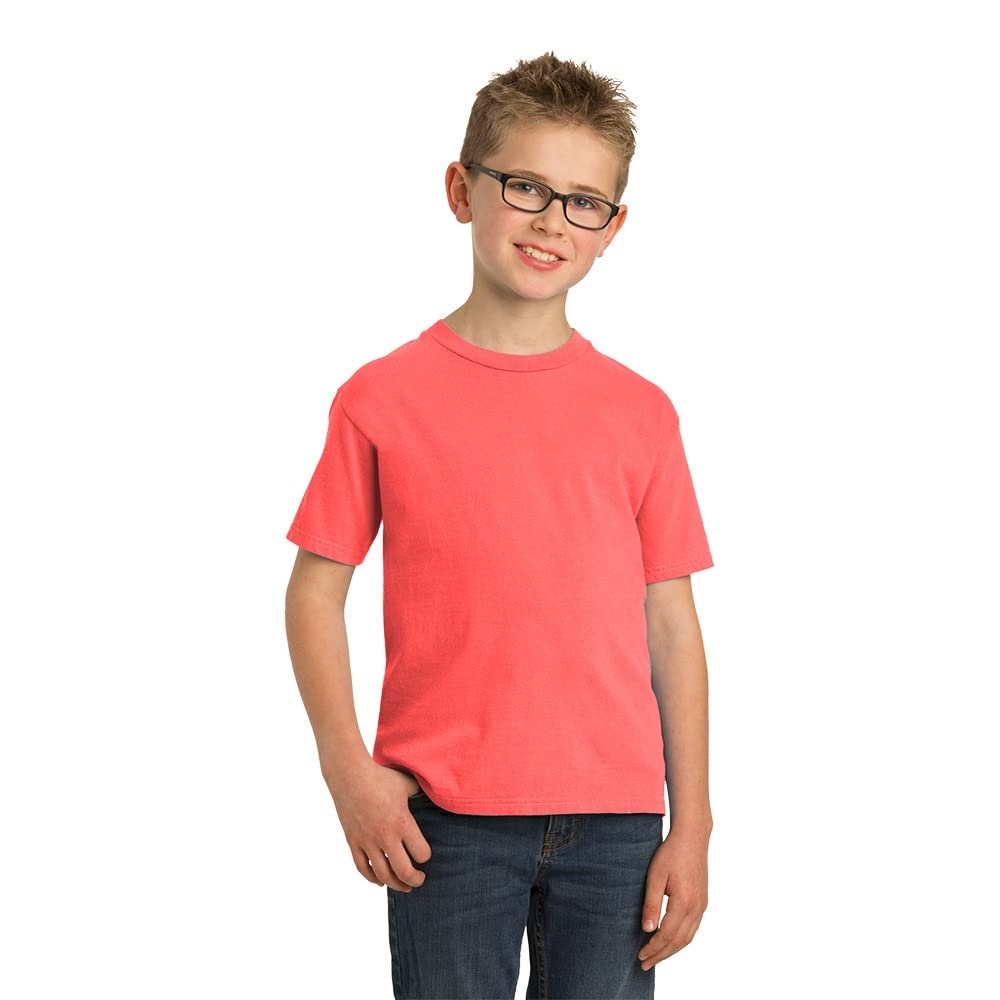 Port & Company Youth Beach Wash Garment-Dyed Tee