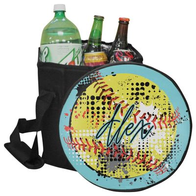 YouCustomizeIt Personalized Softball Collapsible Cooler & Seat