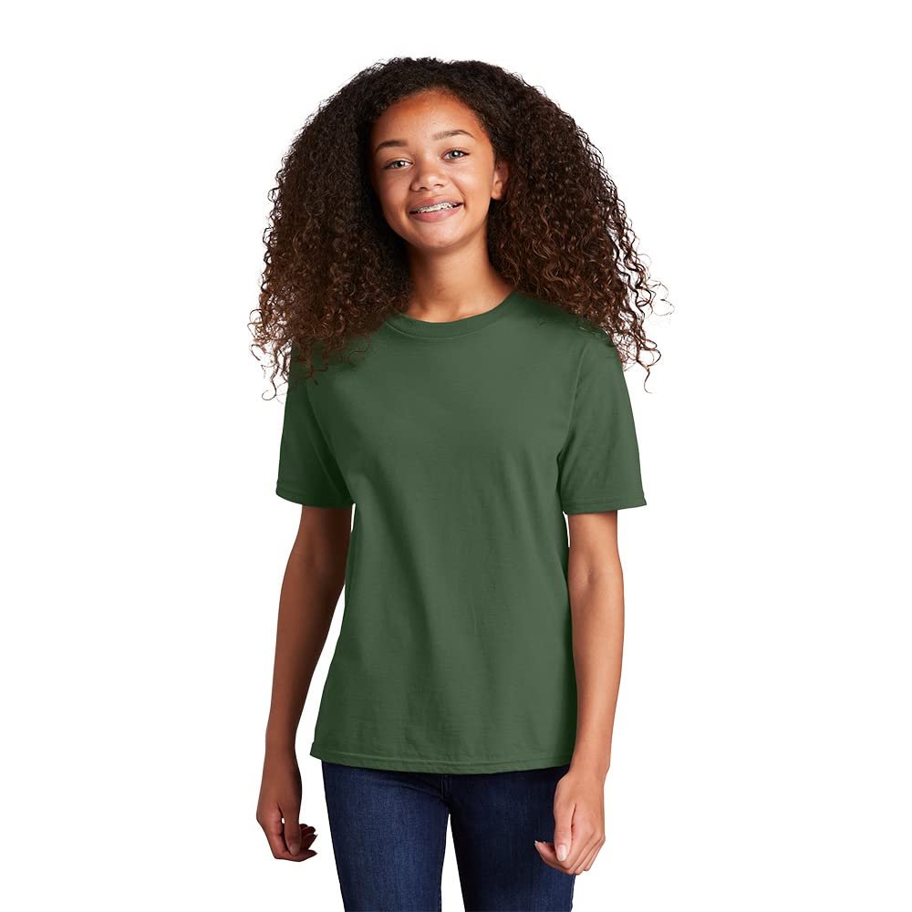 PORT AND COMPANY Fan Favorite Tee (PC450Y) Olive, S