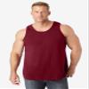KingSize Men's Big & Tall Shrink-Less Lightweight Tank - 5XL, Heather Grey view 3