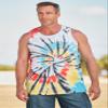 KingSize Men's Big & Tall Shrink-Less Lightweight Tank - 5XL, Heather Grey view 4