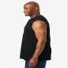 KingSize Men's Big & Tall Shrink-Less Lightweight Muscle T-Shirt - XL, Black view 4