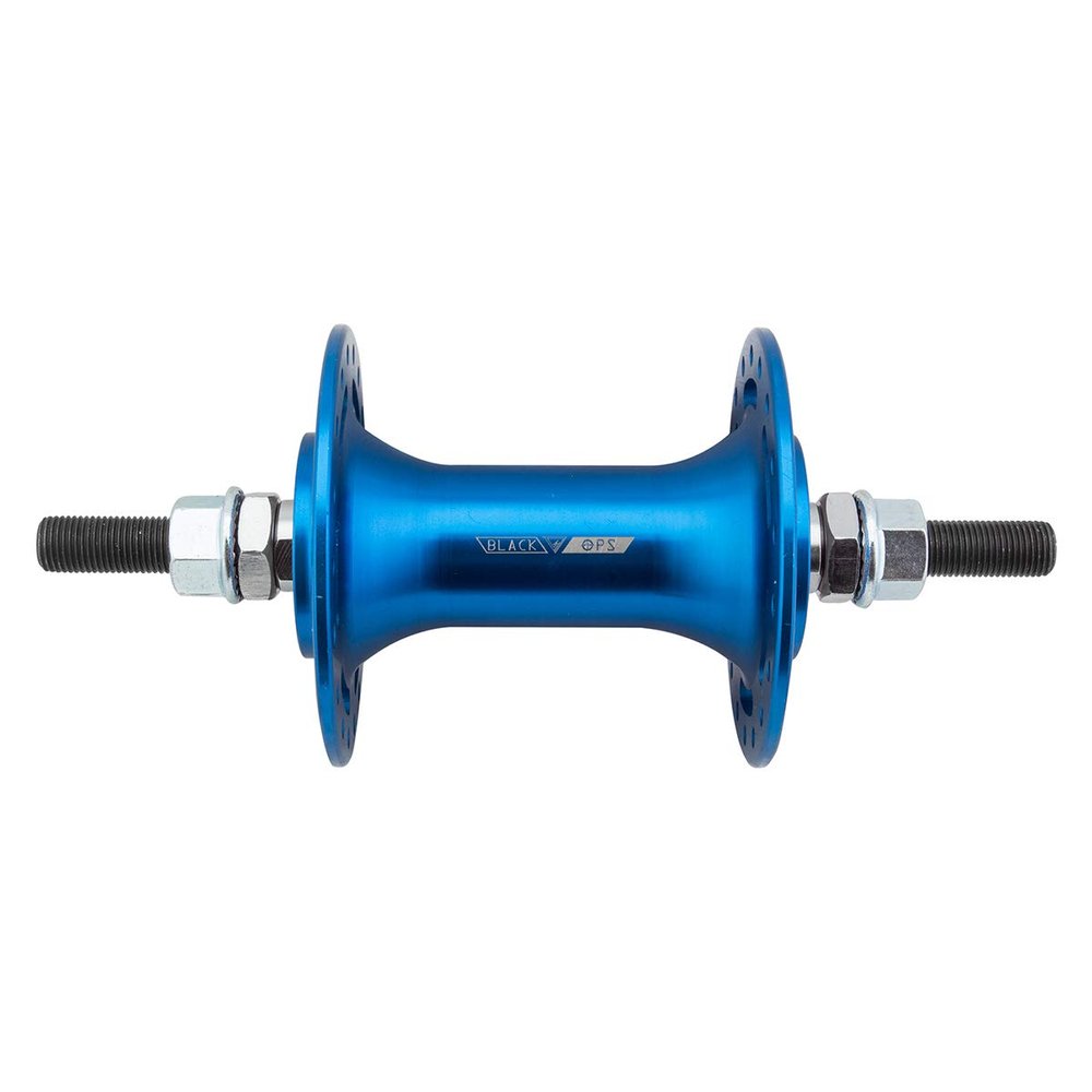 Black Ops MX-1100co BMX Front Hubs, 100mm (Blue)