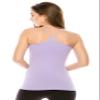 Kurve Women's Camisole Tank Top - Basic Stretch Y-Back Spaghetti Strap Cami UV Protective Fabric UPF 50+ (Made in USA), Lilac, Large/X-Large view 1