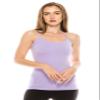 Kurve Women's Camisole Tank Top - Basic Stretch Y-Back Spaghetti Strap Cami UV Protective Fabric UPF 50+ (Made in USA), Lilac, Large/X-Large view 4
