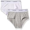 Calvin Klein Girls' Modern Cotton Hipster Panty Underwear, 2 Pack view 1