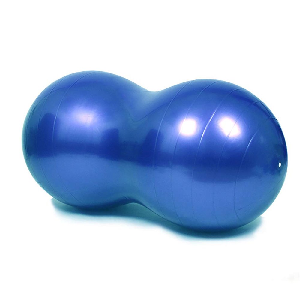 GSPYJQ Yoga Peanut Ball Thickening Explosion-Proof Fitness Ball Yoga Sense Training Ball Children Training Equipment Environmentally Friendly Tasteless 90 * 45cm (Color : A)