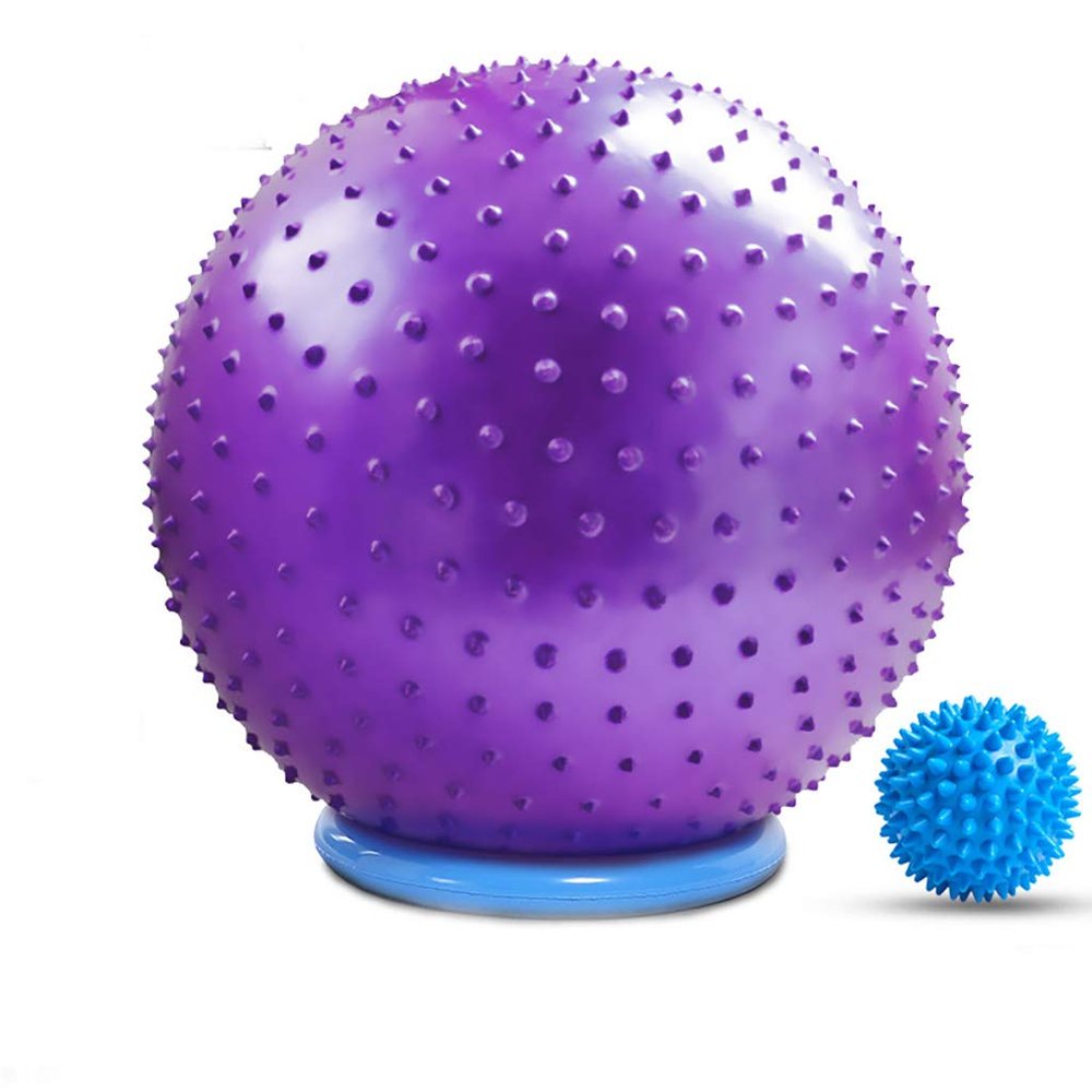 GSPYJQ Thicken Explosion-Proof Fitness Ball Yoga Ball Environmentally Friendly Tasteless Swiss Ball Gymnastic Ball Purple 65/75/85cm (Size : 75cm)