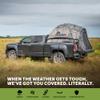Napier Backroadz Camo Truck Tent | Pickup Truck Bed Camping Tent | Full Rainfly | Sturdy and Spacious 2-Person Tent | Easy 10-Minute Setup | Camouflage view 2