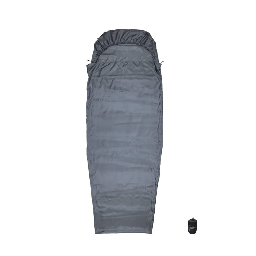 Browint Silk Sleeping Bag Liner, 100% Mulberry Silk Sleep Sheet, Sack, Extra Wide 87"x43" & 87x34, Lightweight Travel Sheet for Hotel, Envelop Rectangular 73x34, Hooded Mummy 87x34
