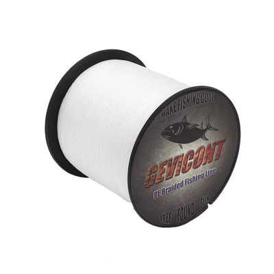 GEVICONT Braided Fishing Line Aggressive Weave Fishing Equipment 100% PE 8X Strands 1640yards 10lb to 300lb Available in 10 Colors for Freshwater Saltwater