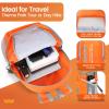 ZOMAKE Lightweight Packable Backpack, 35L Light Foldable Hiking Backpacks Water Resistant Collapsible Daypack for Travel(Orange) view 3
