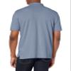 Nautica Men's Short Sleeve Solid Cotton Pique Polo Shirt, Deep Anchor Heather, Large view 2