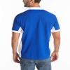 Nautica mens Short Sleeve Color Block Performance Pique Polo Shirt, Bright Cobalt, X-Large US view 3