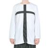 Danzcue Praise Cross Youth inspired Tunic, White-Black, L-XL view 3