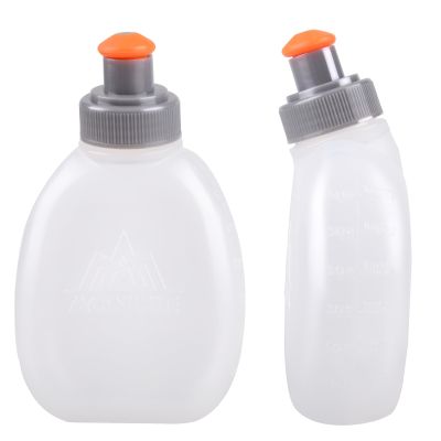 Azarxis Running Water Bottles Flask BPA Free Leakproof Hydration Vest Packs Waist Belt Replacement for Triathlon Marathon Hiking Cycling Climbing Jogging Runner (170ml / 5.7oz - 2 Pack)