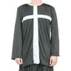 Danzcue Praise Cross Youth Inspired Tunic, Black-White, L-XL view 2
