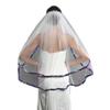 DINGZAN Muddy Camo and Tulle Wedding Veils Bridal Accessories Veil (Red) view 2