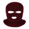 SATINIOR 3 Holes Ski Mask Full Face Cover Outdoor Balaclava Winter Knitted Neck Gaiter for Halloween Sports Cycling(Medium,Wine Red) view 1