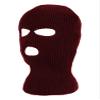 SATINIOR 3 Holes Ski Mask Full Face Cover Outdoor Balaclava Winter Knitted Neck Gaiter for Halloween Sports Cycling(Medium,Wine Red) view 4