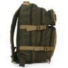 Mil-Tec Ranger Assault Pack - Rugged Durable Lightweight Versatile Tactical Outdoor Camping Hiking Backpack with Adjustable Padded Shoulder Straps & MOLLE Loops, Green/Coyote, 20L view 3