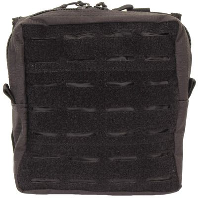 Mil-Tec Laser Cut Molle Belt Pouch - Large (Black)