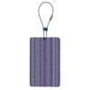 Lewis N. Clark Travel Green Luggage Tag and Suitcase Identifiers for Women and Men, Carry on, Backpack and More, Purple Stripe Large, 1-pack view 1