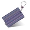 Lewis N. Clark Travel Green Luggage Tag and Suitcase Identifiers for Women and Men, Carry on, Backpack and More, Purple Stripe Large, 1-pack view 2