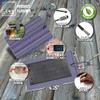 Lewis N. Clark Travel Green Luggage Tag and Suitcase Identifiers for Women and Men, Carry on, Backpack and More, Purple Stripe Large, 1-pack view 3