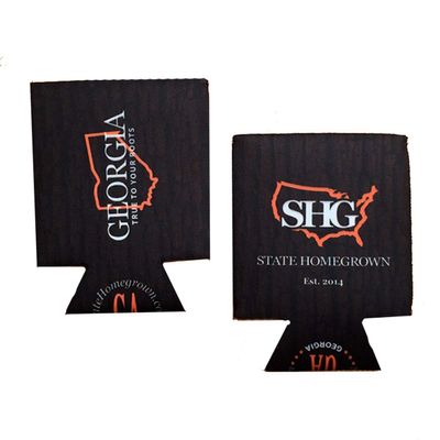 State Homegrown Classic Collapsible Beverage Holder-Georgia Treebark Brown