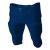 A4 Sportswear Adult 2X Navy Blue Football Pants 4-Way Stretch Integrated Pads view 1