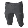 A4 Sportswear Adult Large Graphite Football Pants 4-Way Stretch Integrated Pads view 1