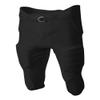 A4 Sportswear Adult 2X Black Football Pants 4-Way Stretch Integrated Pads view 1