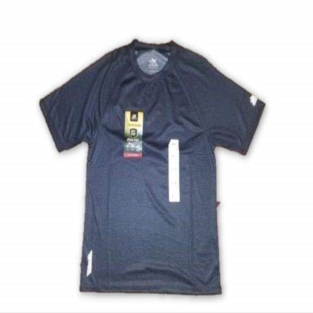 ZeroXposur Sun Protection with Stretch Shirt (Black Coal, Small)