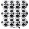 Franklin Sports Size Competition 100 Soccer Balls - 12 Pack Deflated with Pump White, 3 view 1
