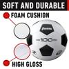 Franklin Sports Size Competition 100 Soccer Balls - 12 Pack Deflated with Pump White, 3 view 2
