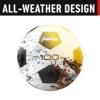 Franklin Sports Size Competition 100 Soccer Balls - 12 Pack Deflated with Pump White, 4 view 4