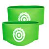 Unique Sports Youth Size Lace Bands Soccer Cleat Lace Cover and Lace Protector - Neon Green view 1