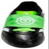 Unique Sports Youth Size Lace Bands Soccer Cleat Lace Cover and Lace Protector - Neon Green view 2