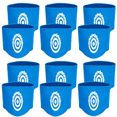 Unique Sports Youth Size Lace Bands Soccer Cleat Lace Cover and Lace Protector (6 Pair) - Blue