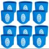 Unique Sports Youth Size Lace Bands Soccer Cleat Lace Cover and Lace Protector (6 Pair) - Blue view 1
