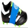 Unique Sports Youth Size Lace Bands Soccer Cleat Lace Cover and Lace Protector (6 Pair) - Blue view 2