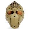 WoSporT Tactical Obsidian Green GOBL Terminator Helmet & Mask Goggle for Hunting Paintball Military Cosplay Movie Prop view 1