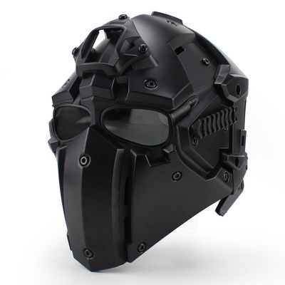 WoSporT Tactical Obsidian Green GOBL Terminator Helmet & Mask Goggle for Hunting Paintball Military Cosplay Movie Prop
