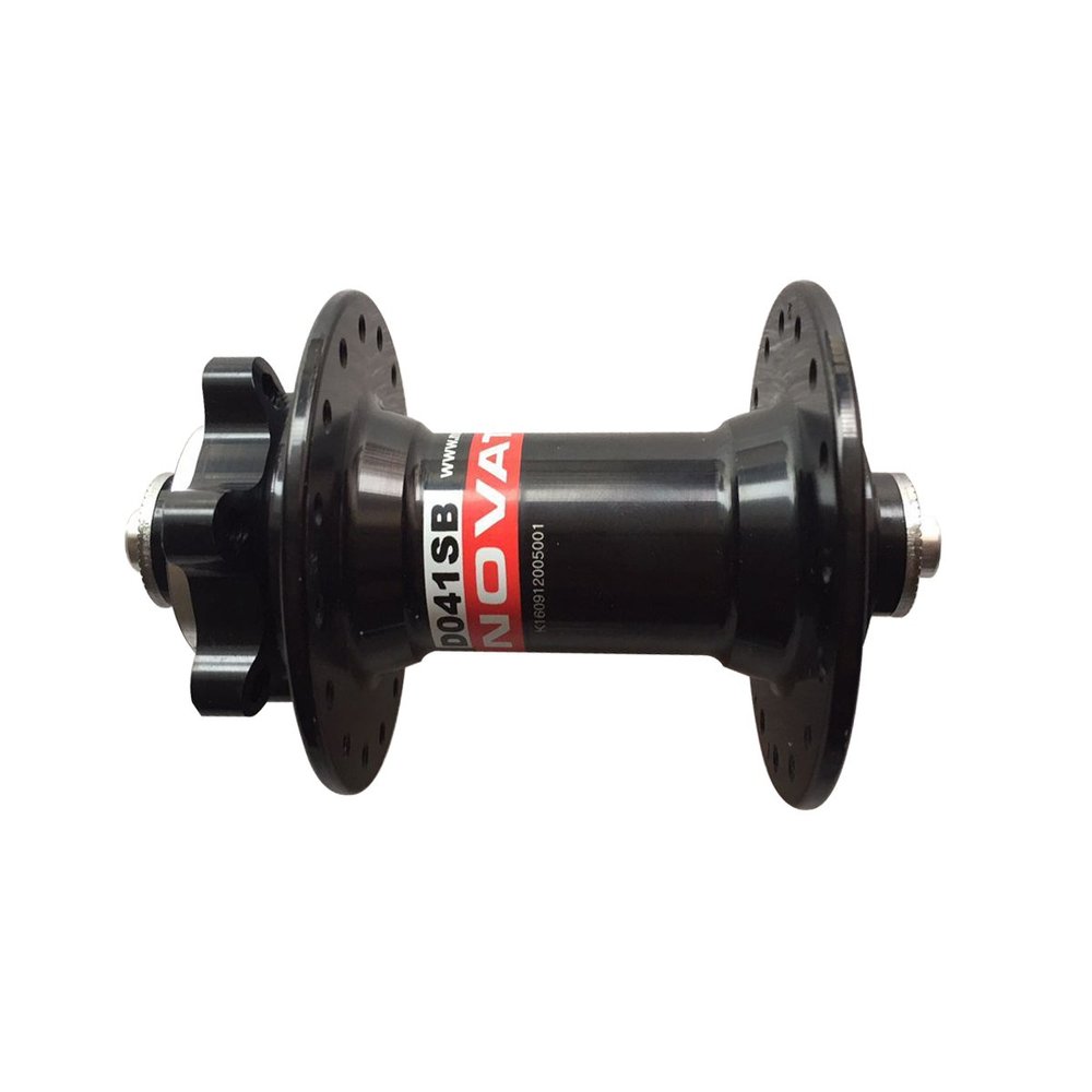 Novatec D041SB D042SB Bike Hubset MTB Disc Brake Hub 28/32/ 36 Holes Compatible for Shimano 8/9/10 Speed(Front, Black, 28 Holes)